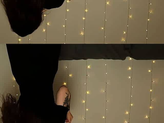 Cute curly brunette solo webcam masturbation