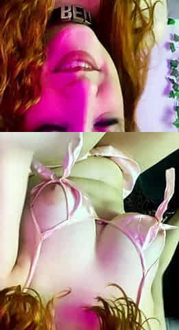 Great Big Boobs On Masturbating Redhead