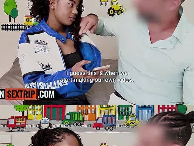 Breasty Black Chick Railed Raw By Large White Weenie In Amateur Hotel Bang