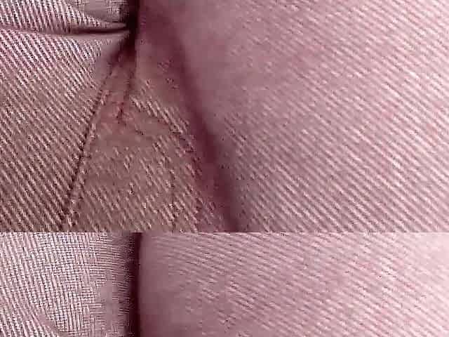 Pee in jeans purple outdoor