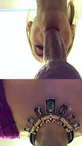 hot amateur milf giving blowjob and getting fucked