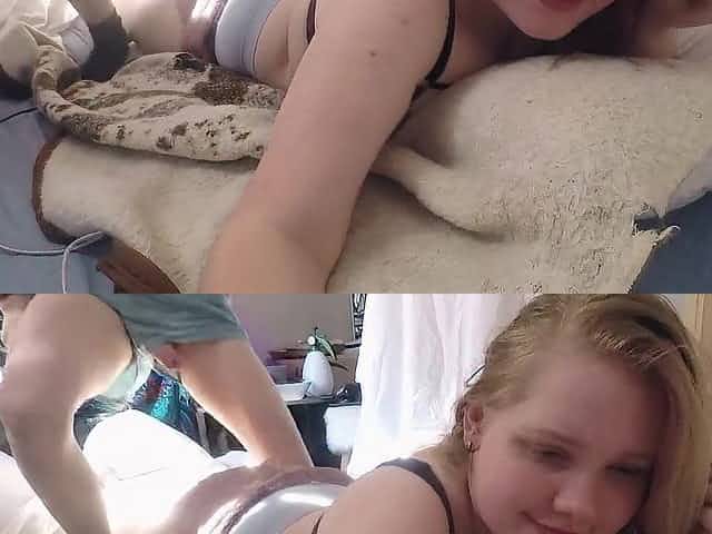 Corpulent Lucia gets her dayly knob