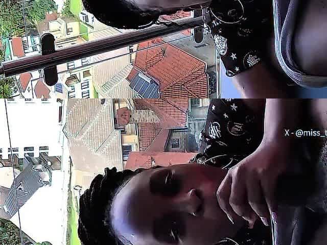 Backshots by the Balcony