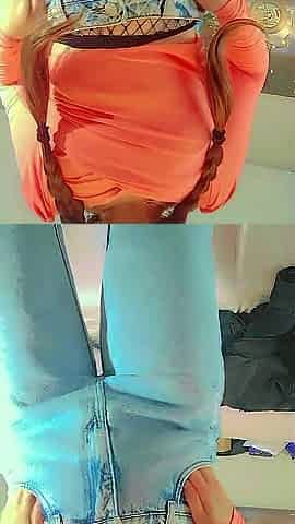 POV: we came home after a date and I started strip and show you my knickers a bit shy and concupiscent