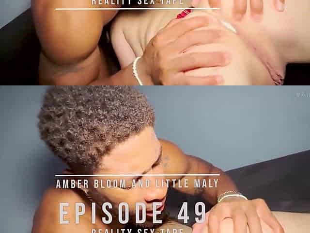 Recent 1st Time Anal Wench Amber Bloom Gets Destroyed By A Large Ebony knob