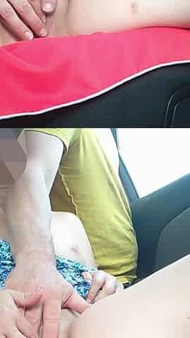 French Teacher Caught Masturbating Soaked Pussy in School Parking by Student Hard Fucking