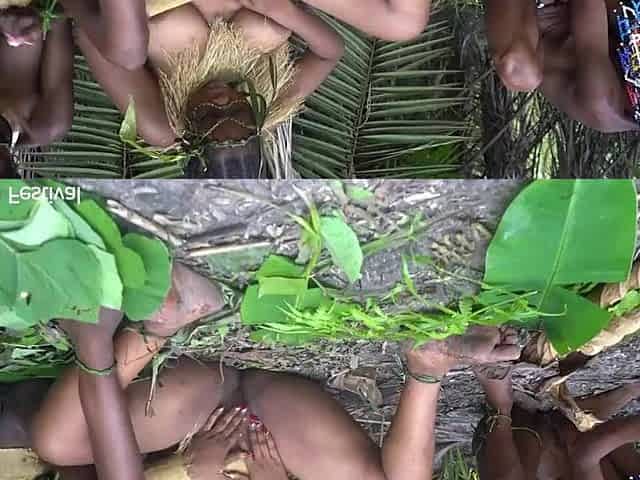 afro tribe gals making medicine bare in the forest whilst i imagined banging 'em right there