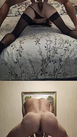 Constricted holes and pov amateur anal casting with my wife