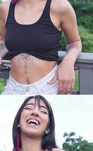 German Scout - Petite Latina Teen Lunita Galactica Pick up for No Condom Casting Fuck