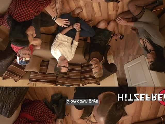 HITZEFREI German honey Sina Velvet bangs a large dick in underware