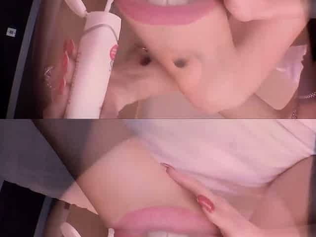Slim hottie taking cock