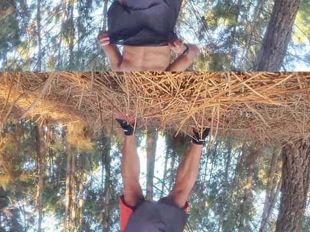 Masturbation outdoor. I exposed and touched my ramrod in the forest. Somebody was watching me