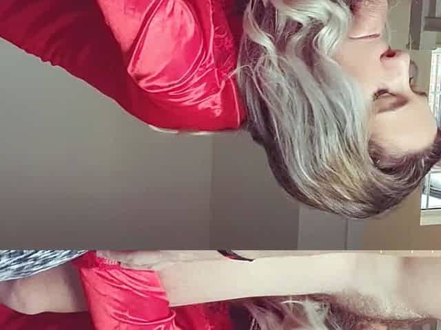 Horny big boobed fat chubby busty blonde