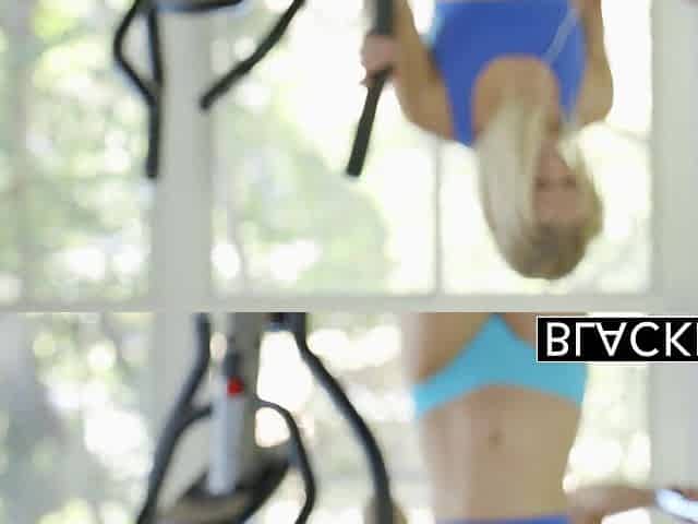 Ash's Post-Workout Play: A Teen's Intense Encounter with a Black Stud