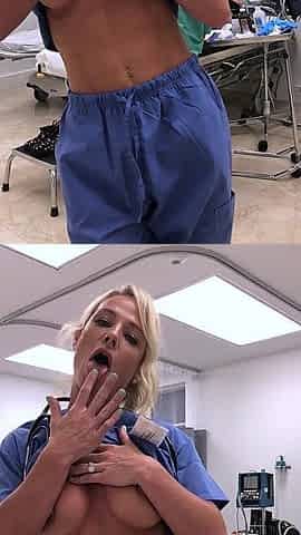 Fit MILF Nurse Gets Fired for Masturbating in the Hospital