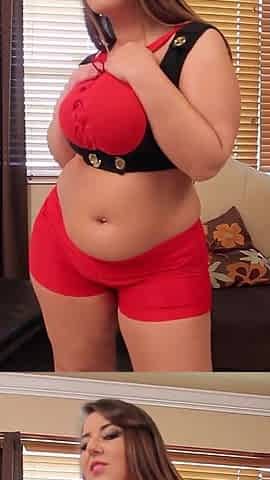 Chubby PAWG Lexxxi Lockhart Drills Dildo Deep