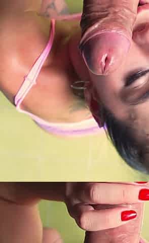 Mercilessly, From Ass to Mouth, Dirty, Throat Broken, and a Shower of Cum on My Whore Face!!