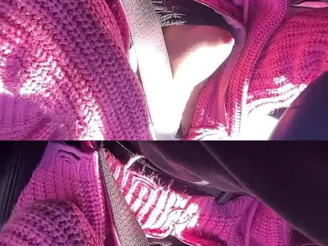 Italiana large titties mother I'd like to fuck Artemisia Love Hawt car ride flashing her soaked bazookas