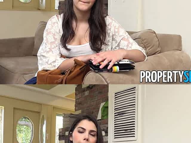 Hot busty Italian surfer fucks American landlord