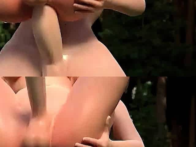Hot 3D redhead licking a pussy while getting fucked