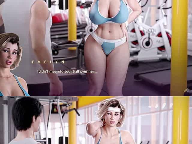 Apocalust: Hard Sex in the Gym (with My Stepmother) Beautiful Hot MILF Riding My Big Cock