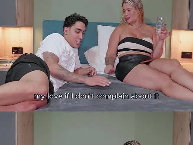 What might happen if u're left alone with Mom in a hotel room?