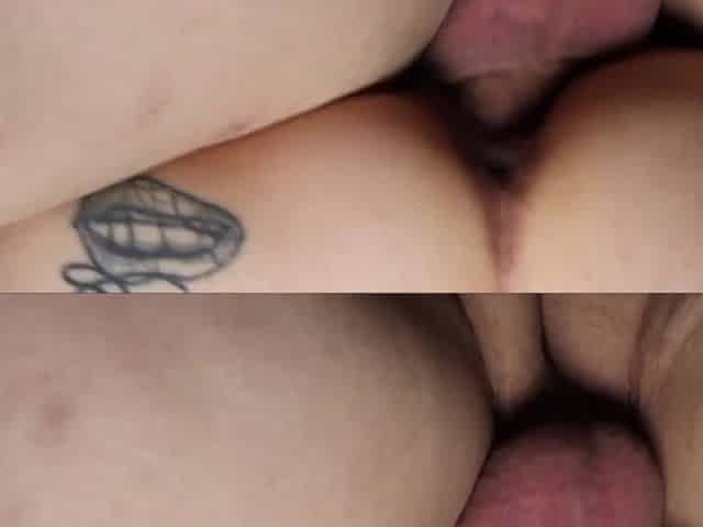 The tattooed beauty desires to feel the penis inside her butt
