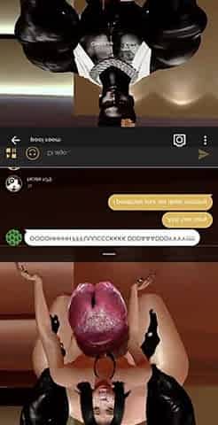 Beauty loves to bang large lads on imvu