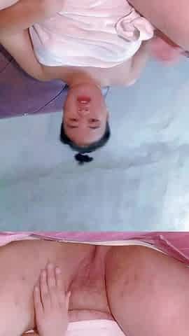 Young Fat Chubby Asian Teen Spread Her Pussy, Will Your Dick Fit in It