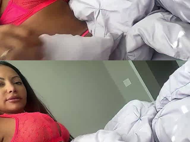 Sharing The Couch With Thick Latin chick Step Mama