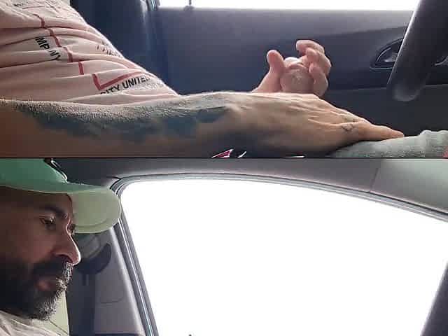 I stopped my car on the street and asked a hot redhead for directions and took my dick out!