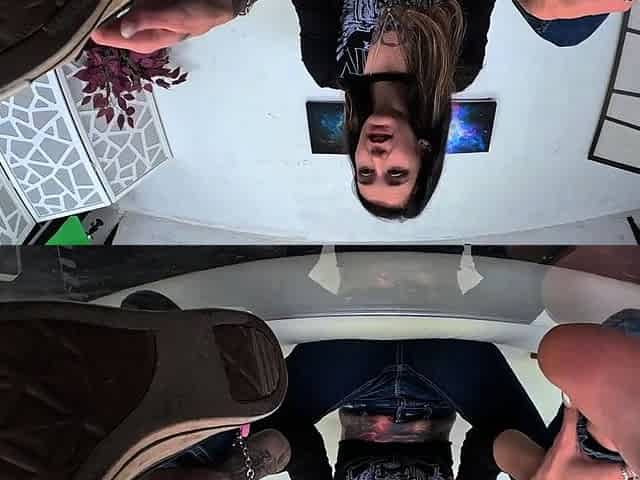 Maitresse Madelines solo foot fetish POV