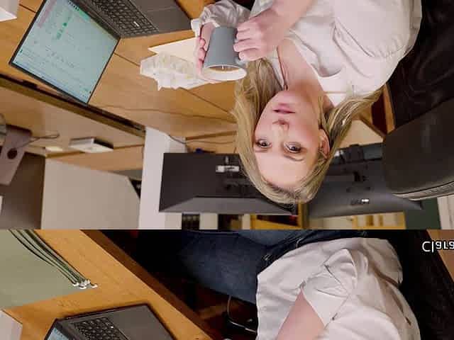 Pegging the Office Sissy - Clara Dee POV