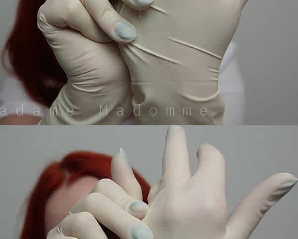 Doctor Tries on Her Sterile Latex Gloves - Fetish Asmr Teasing