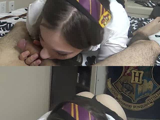 POV Hogwarts Student Sucks Penis