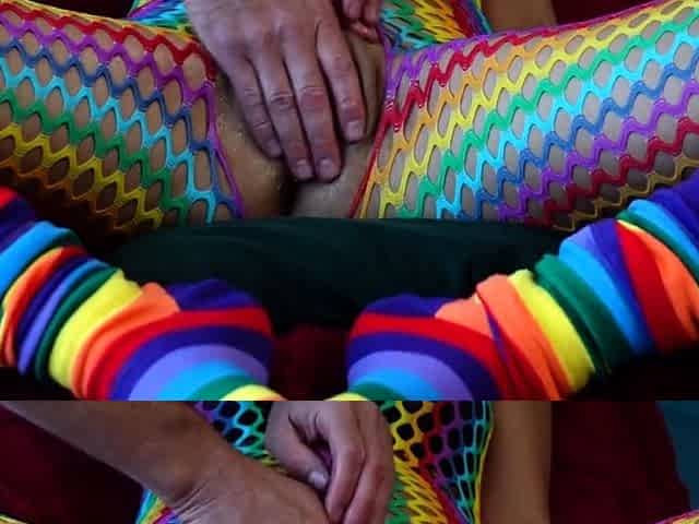 Deep Double Fisting Makes Brunette Moan with Orgasmic Pleasu