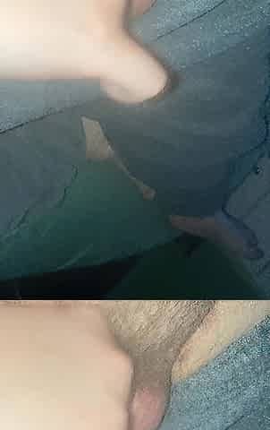 Masturbating and cumming with a fucking-rubber on