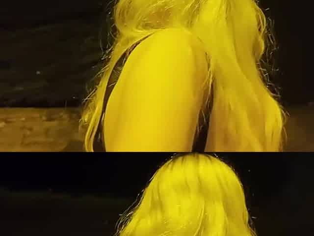 During The Early Morning Hours, Louise Masturbates Naked On The Street With Naked Street