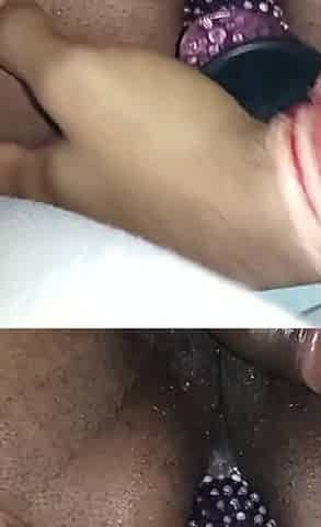 Painful Anal Humiliation for Latina with Huge Black Dildo