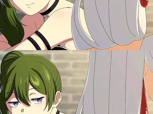 Frieren x Fern x Ubel Lesbian College Girls in Threesome PT2