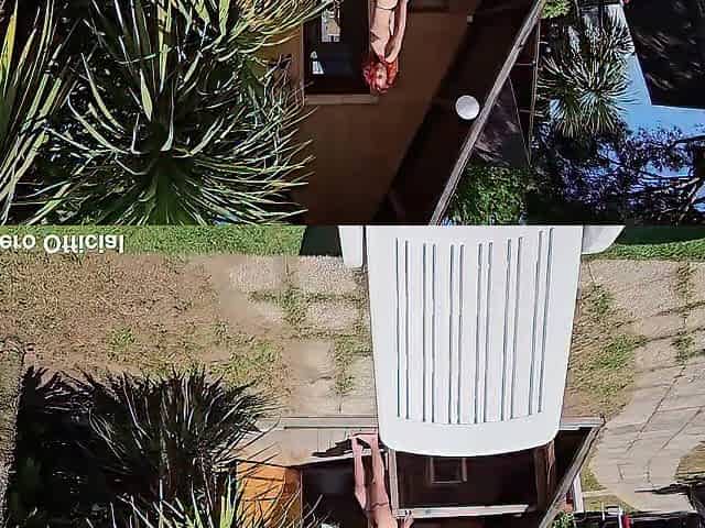 I meet my redhead neighbor at the pool. Full video on my Red page.