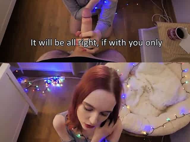 Redhead Teen Gets a Facial Before Christmas