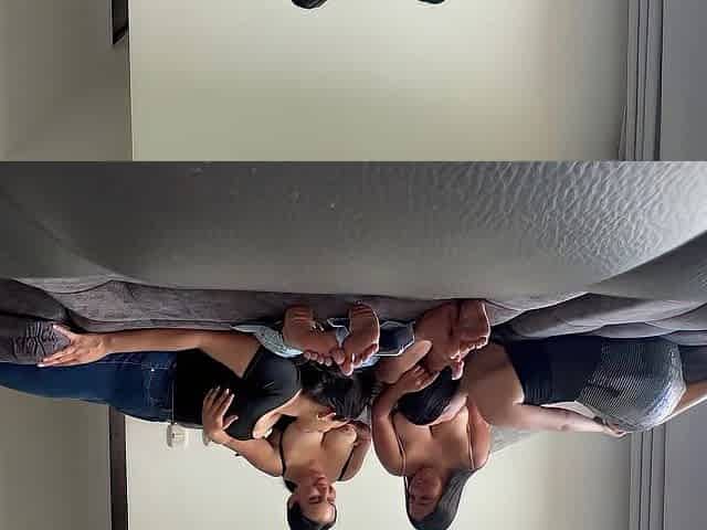 4-Way Tandem Lactation Party - Enormous Breastmilk Flow