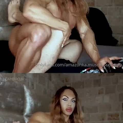 Bodybuilder MILF mind-boggling sex video
