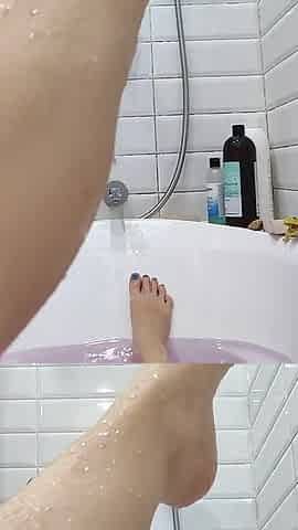 Hairy Body Explorer in the Bathroom