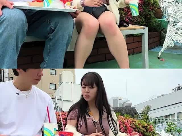 Japanese teen oil fingering her tight pussy