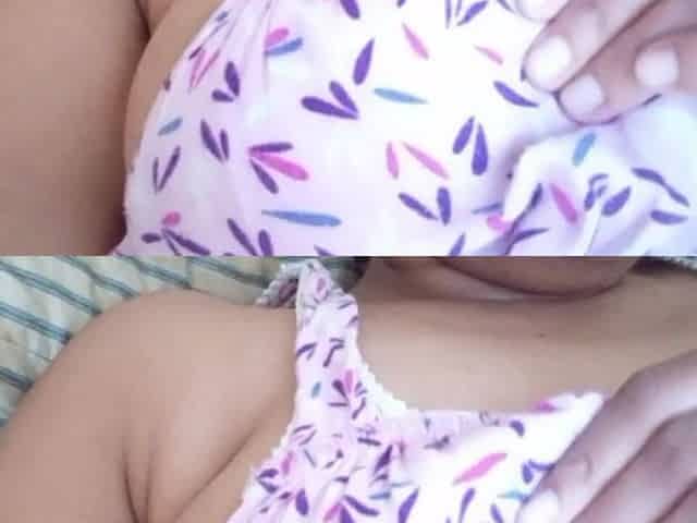 Indian Actress Anne Musterbating in Bed with Big Saggy Boobs and Wet Pussy