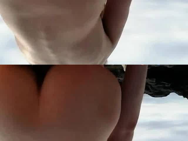 Fucking a Perfect Ass on the Beach - Amateur POV Handjob