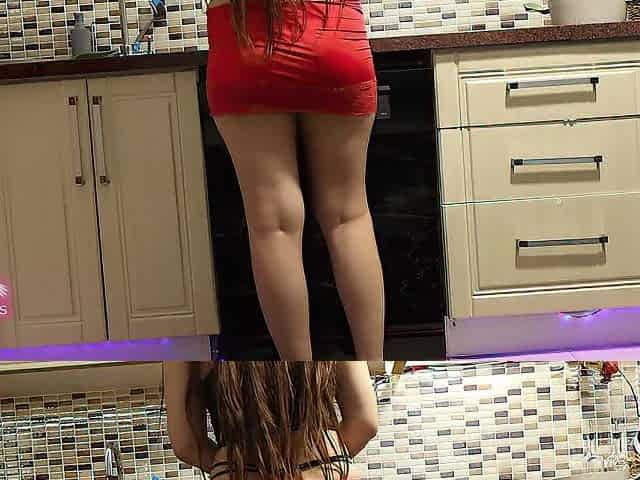 Hot sexy beauty is cooking in the kitchen part 29