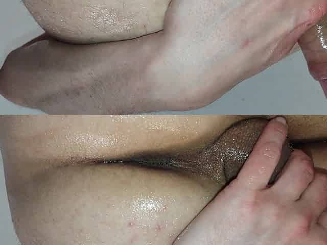 Precum in my Oiled Up Booty - 11min 4K Closeup
